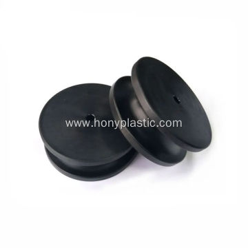 Cnc machining parts pa66 nylon small plastic pulley